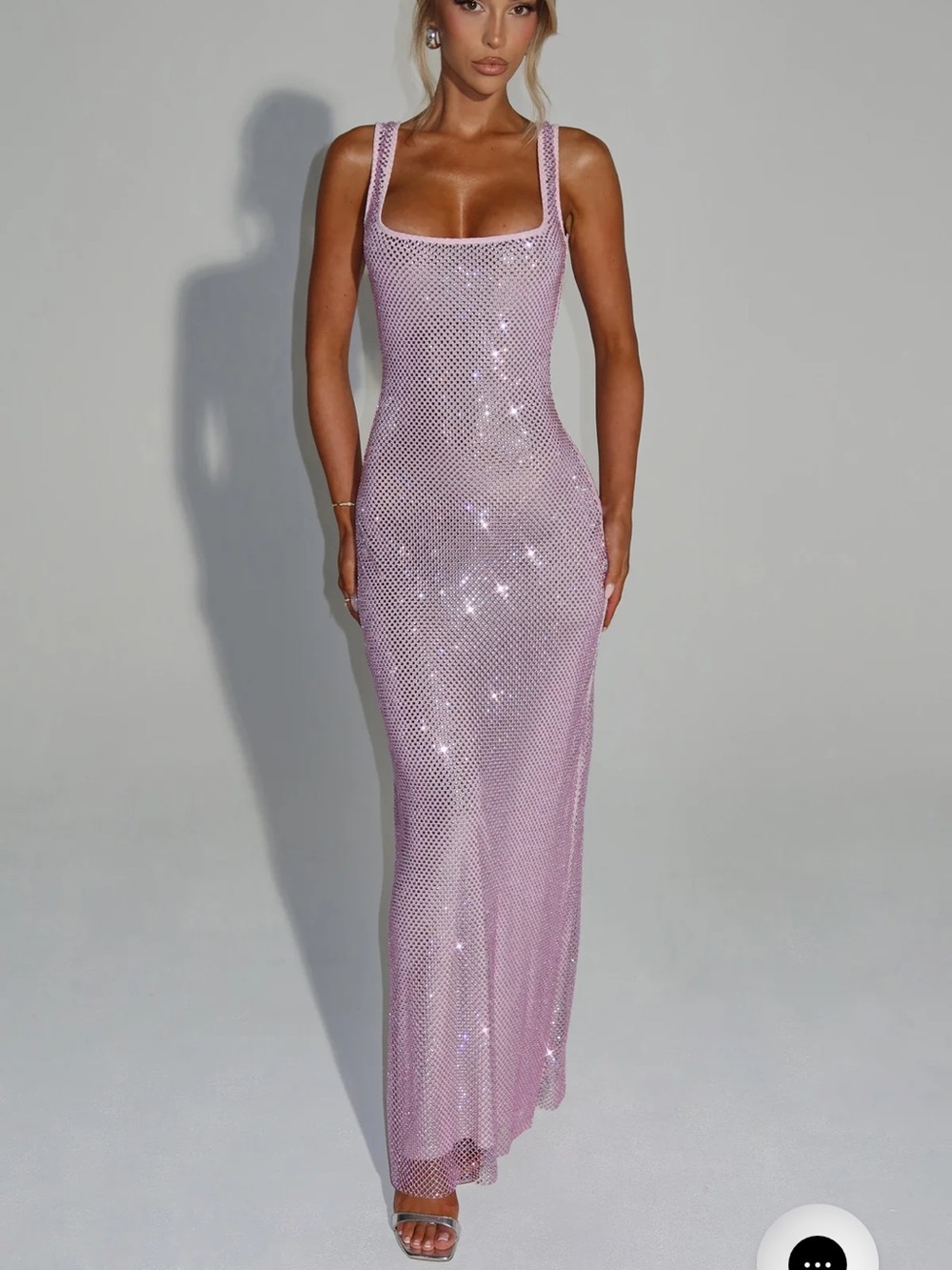Pink sparkly dress